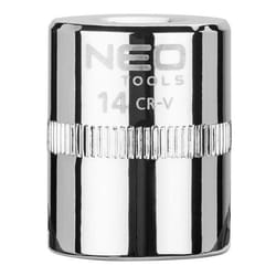 NEO TOOLS 08-232 Socket 1/4 3124 14 mm Chrome Vanadium Steel SuperLock