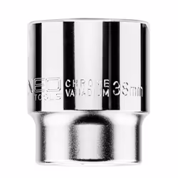 Socket; NEO TOOLS; 3/4 3124 38 mm Chrome Vanadium Steel Hexagon