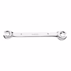Brake Lines Spanner; NEO TOOLS; 8x9 Matt, chrom-plated Chrome Vanadium Steel