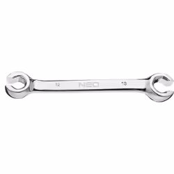 Brake Lines Spanner; NEO TOOLS; 12x13 Matt, chrom-plated Chrome Vanadium Steel