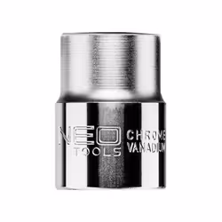 Socket; NEO TOOLS; 3/4 3124 22 mm Chrome Vanadium Steel Double Hexagon