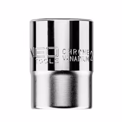 Socket; NEO TOOLS; 3/4 3124 27 mm Chrome Vanadium Steel Double Hexagon