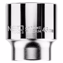 Socket; NEO TOOLS; 3/4 3124 46 mm Chrome Vanadium Steel Double Hexagon