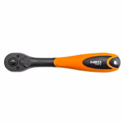 Reversible Ratchet; NEO TOOLS; 72 6.3 (1/4") 150 Chrome Vanadium Steel, Chrome-Molybdenum Steel