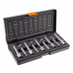 Socket set; NEO TOOLS; 9 Hexagon Socket Chrome Vanadium Steel, Tool Steel 1/2
