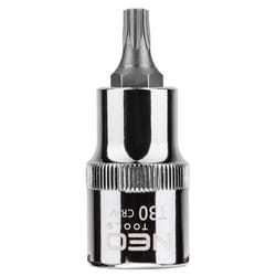 NEO TOOLS 08-753 Socket 1/2 T30 Chrome Vanadium Steel, Tool Steel Female Torx