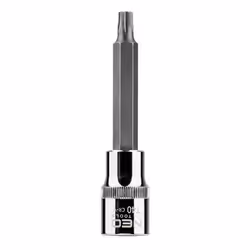 Socket; NEO TOOLS; 1/2 T40 Chrome Vanadium Steel, Tool Steel Female Torx