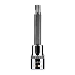 NEO TOOLS 08-766 Socket 1/2 T50 Chrome Vanadium Steel, Tool Steel Female Torx