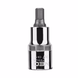 Socket; NEO TOOLS; 1/2 7422 H7 Chrome Vanadium Steel, Tool Steel Hexagon Socket