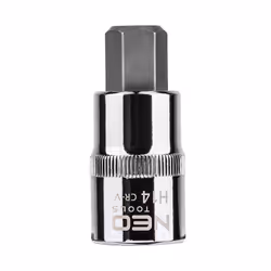 Socket; NEO TOOLS; 1/2 7422 H14 Chrome Vanadium Steel, Tool Steel Hexagon Socket