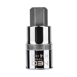 NEO TOOLS 08-776 Socket 1/2 7422 H14 Chrome Vanadium Steel, Tool Steel Hexagon Socket