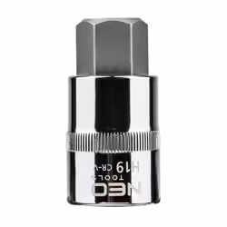 Socket; NEO TOOLS; 1/2 7422 H19 Chrome Vanadium Steel, Tool Steel Hexagon Socket
