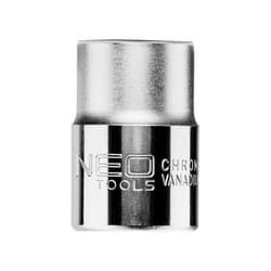 NEO TOOLS 08-333 Socket 3/4 3124 21 mm Chrome Vanadium Steel Double Hexagon