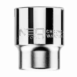 Socket; NEO TOOLS; 3/4 3124 34 mm Chrome Vanadium Steel Double Hexagon
