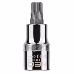 Socket; NEO TOOLS; 1/2 M10 Chrome Vanadium Steel, Tool Steel Spline