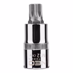 Socket; NEO TOOLS; 1/2 M12 Chrome Vanadium Steel, Tool Steel Spline