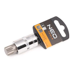 NEO TOOLS 08-736 Socket 1/2 M16 Chrome Vanadium Steel, Tool Steel Spline