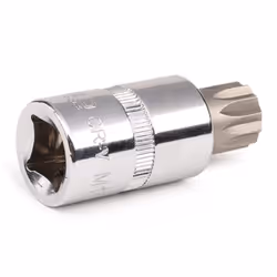 NEO TOOLS 08-736 Socket 1/2 M16 Chrome Vanadium Steel, Tool Steel Spline