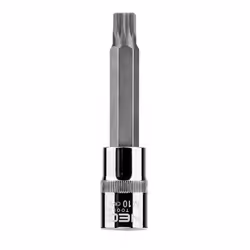 Socket; NEO TOOLS; 1/2 M10 Chrome Vanadium Steel, Tool Steel Spline