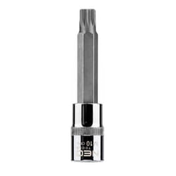NEO TOOLS 08-743 Socket 1/2 M10 Chrome Vanadium Steel, Tool Steel Spline