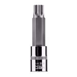 Socket; NEO TOOLS; 1/2 M16 Chrome Vanadium Steel, Tool Steel Spline
