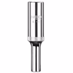 Socket; NEO TOOLS; 1/4 3124 4 mm Chrome Vanadium Steel SuperLock