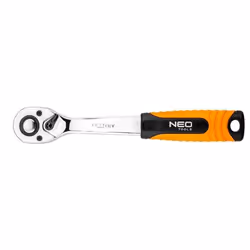 Reversible Ratchet; NEO TOOLS; 72 6.3 (1/4") 145 Chrome Vanadium Steel