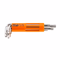 Angled Screwdriver Set; NEO TOOLS; T-10H,T-15H,T-20H, T-25H,T-30H,T-40H, T-45H,T-50H Chrome Vanadium Steel 8