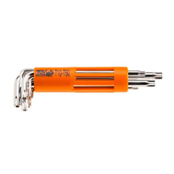 NEO TOOLS 09-524 Angled Screwdriver Set T-10H,T-15H,T-20H, T-25H,T-30H,T-40H, T-45H,T-50H Chrome Vanadium Steel 8