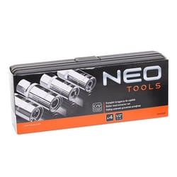 NEO TOOLS 09-608 Bolt Extractor 4 6,8,10,12 mm 1/2 Chrome Vanadium Steel