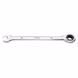 Ratchet Ring Open-ended Spanner; NEO TOOLS; 160 10 mm
