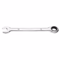 Ratchet Ring Open-ended Spanner; NEO TOOLS; 235 19 mm