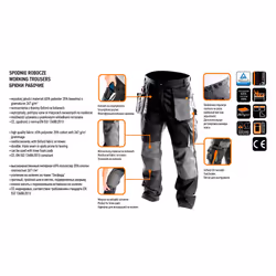 NEO tools 81-220-XL protective trousers Grey - Additional view 6