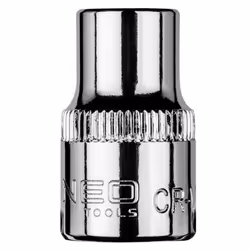 Socket; NEO TOOLS; 3/8 8 mm Chrome Vanadium Steel Hexagon