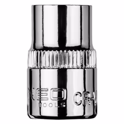 Socket; NEO TOOLS; 3/8 10 mm Chrome Vanadium Steel Hexagon