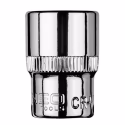 Socket; NEO TOOLS; 3/8 14 mm Chrome Vanadium Steel Hexagon