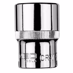 Socket; NEO TOOLS; 1/2 21 mm Chrome Vanadium Steel Hexagon
