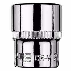 Socket; NEO TOOLS; 1/2 24 mm Chrome Vanadium Steel Hexagon