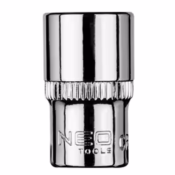 Socket; NEO TOOLS; 1/4 10 mm Chrome Vanadium Steel Hexagon