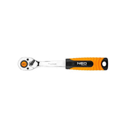NEO TOOLS 08-530 Reversible Ratchet 90 155 Chrome-Molybdenum Steel, Chrome Vanadium Steel
