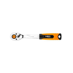 NEO TOOLS 08-536 Reversible Ratchet 90 250 Chrome Vanadium Steel, Chrome-Molybdenum Steel