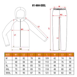 NEO tools 81-800-XXXL protective coverall/suit