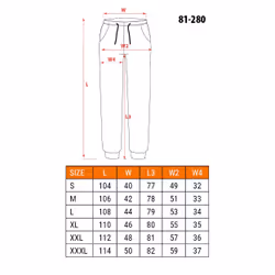 NEO tools 81-280-L sports trousers - Additional view 4