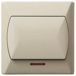 Ospel ŁP-1AS/01 electrical switch Beige