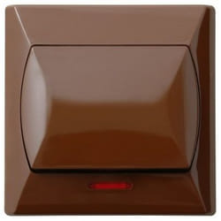 Ospel ŁP-1AS/24 electrical switch Brown