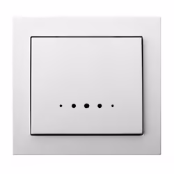 Ospel ŁP-1WS/00, White, IP20, 250 V, 10 A, 88 mm, 39 mm