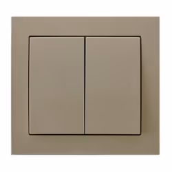 Ospel ŁP-2W/01, Beige, IP20, 250 V, 10 A, 88 mm, 39 mm