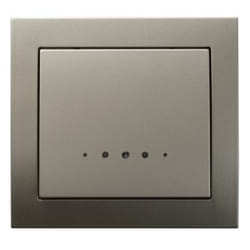 Ospel ŁP-1WS/45 electrical switch Satin steel