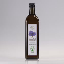 Linseed oil for Dr Budwig diet, cold-pressed - Ol'Vita 1000 ml