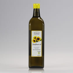 Sunflower oil, cold-pressed and crude Ol'Vita 1000 ml